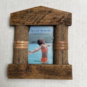 Tropics Photo Frames Picture Wood Decor Natural Gift